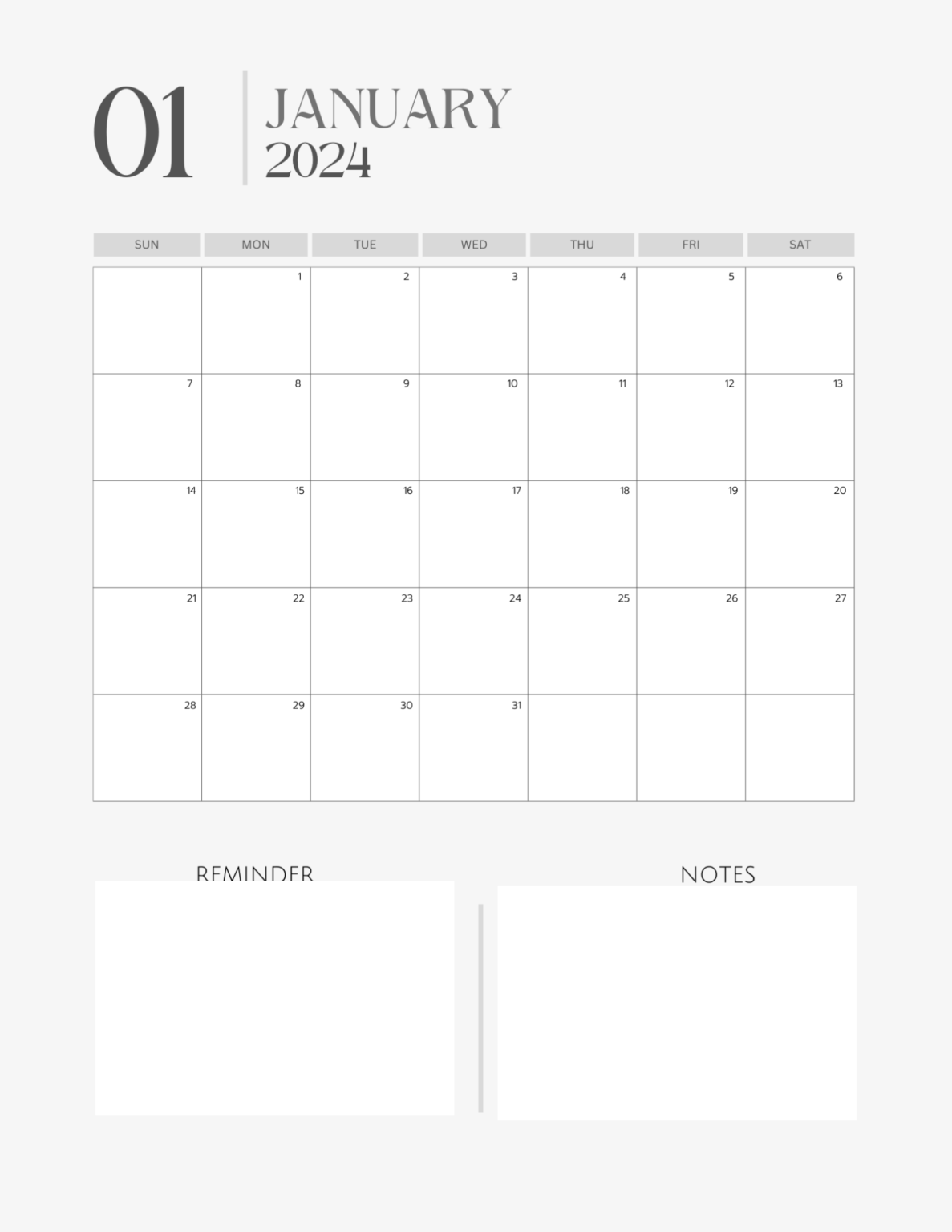 Free 8.5″ x 11″ 2024 Calendar & Planner to Save and Print for Your Own ...