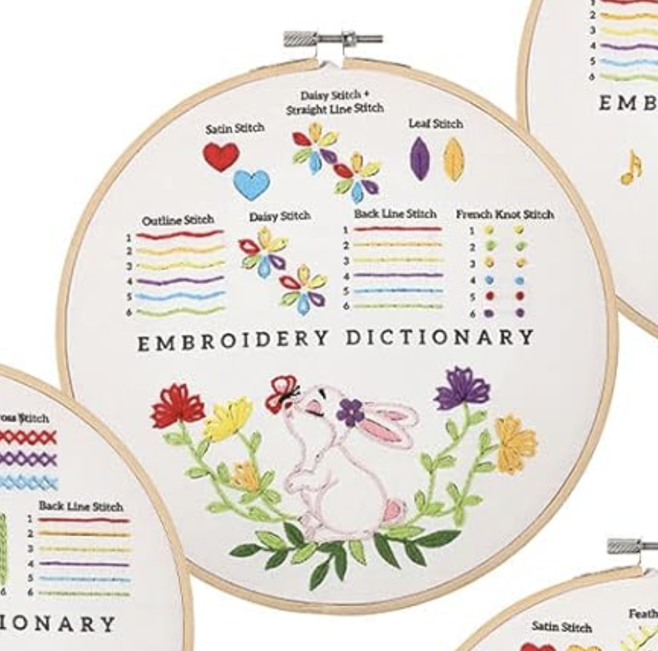 Embroidery Practice Samplers with Thread Lists - Jacki Kellum